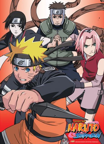 Naruto Shippuden Team Kakashi Wall Scroll