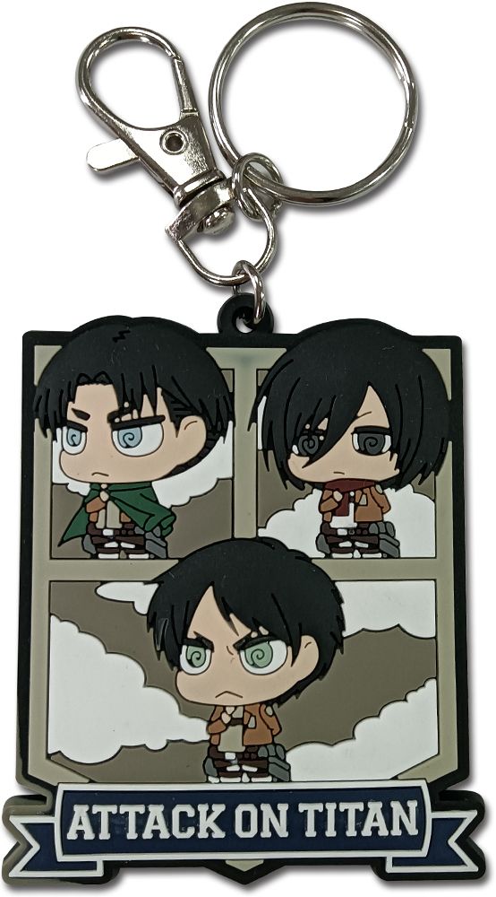 Attack On Titan - Group Pvc Keychain
