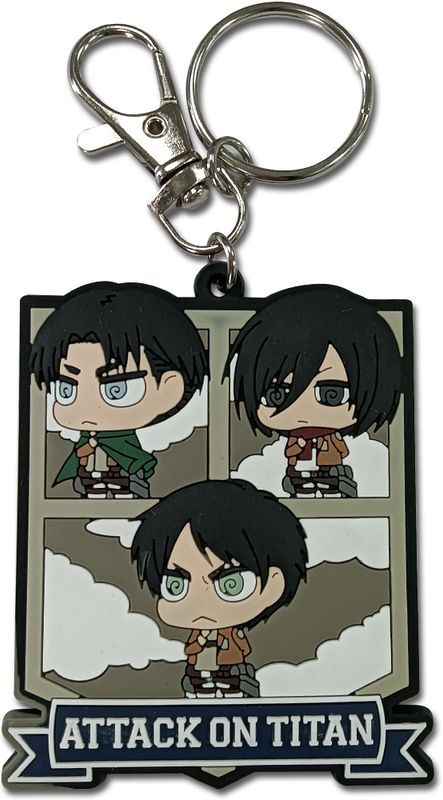 Attack On Titan - Group Pvc Keychain