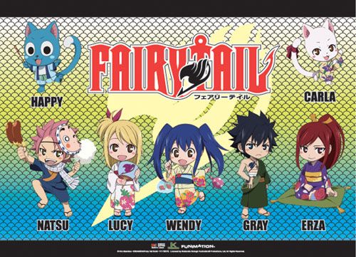 Fairy Tail - Sd Group 3 Wallscroll