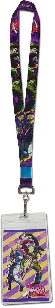 Jojo S1 - Group Square Pattern Lanyard