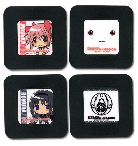 Madoka Magica Set 1 Coasters