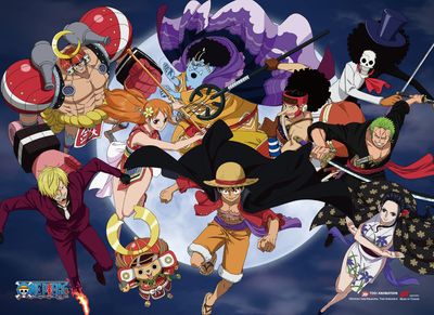 One Piece - Wano Country Group 05 Wall Scroll