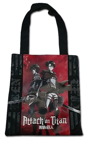 Attack On Titan - Eren & Levi Tote Bag