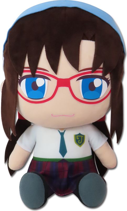 Evangelion New Movie - Mari Uniform Sitting Plush 12'' H