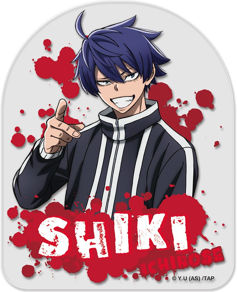 Tougen Anki - Shiki Ichinose Transparent Car Sticker 5.4''Wx6.7''H