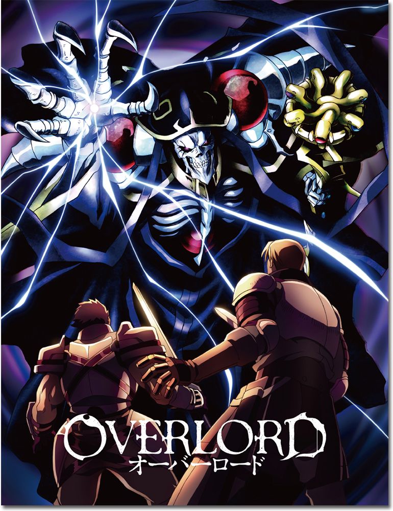 Overlord S1 - Ainz Key Art Throw Blanket