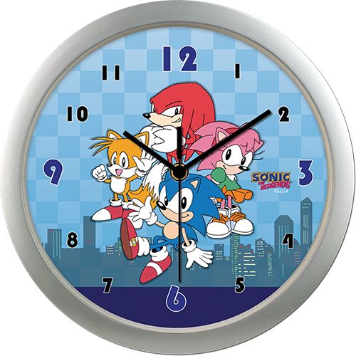 Sonic Classic - Main Group With City Wall Clock