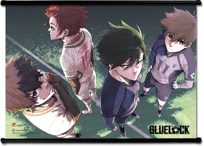 Blue Lock (Comic) - U-20 Vs Blue Lock Group Wall Scroll