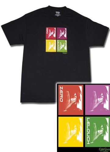 Code Geass Lelouch Aliases T-Shirt-S