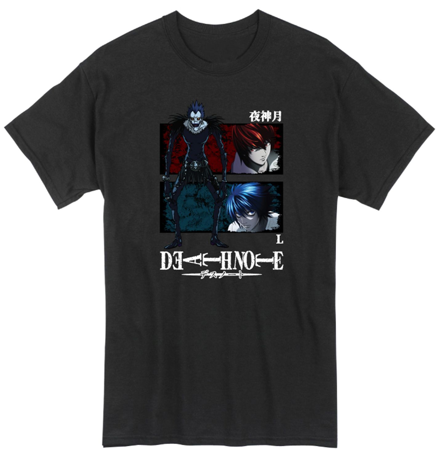 Death Note - Ryuk, Light & L T-Shirt S