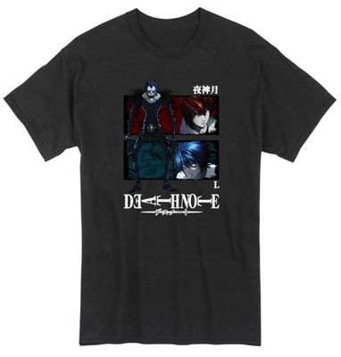 Death Note - Ryuk, Light & L T-Shirt S