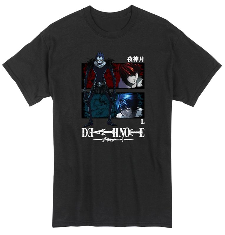 Death Note - Ryuk, Light & L T-Shirt S