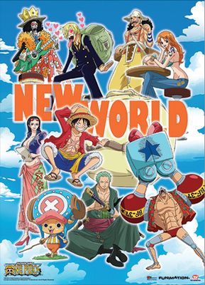 One Piece New World Wallscroll
