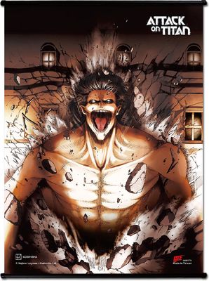 Attack On Titan Manga - Attackers Ss Wall Scroll