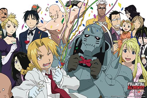 Fullmetal Alchemist - Group Celebration Paper Poster