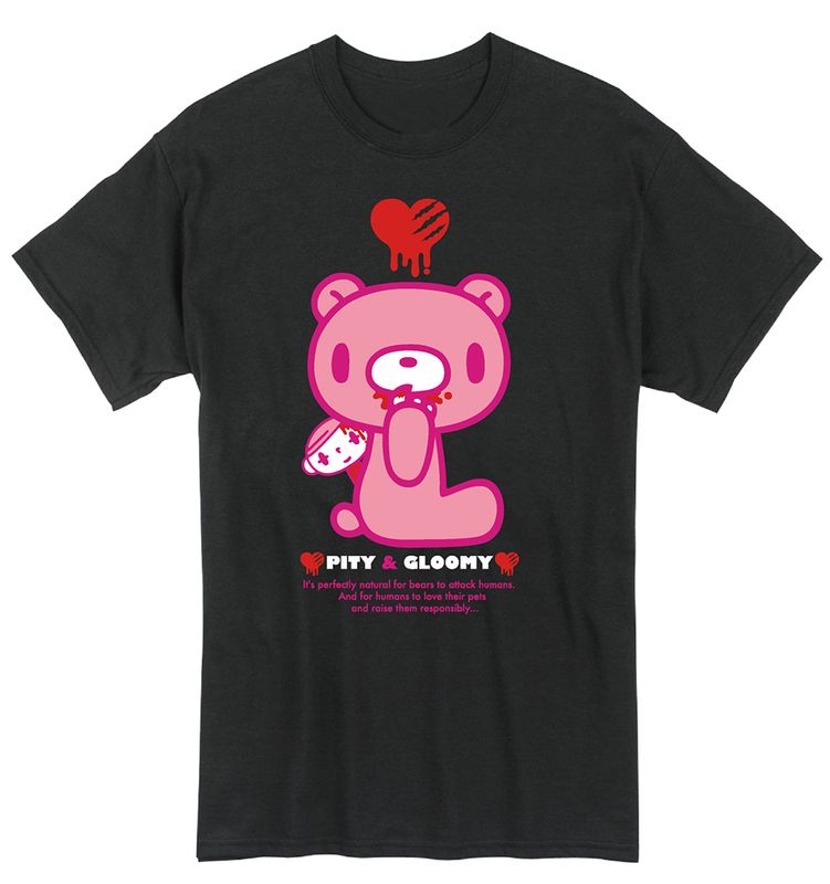 Gloomy Bear- Gloomy Bear Heart Mens Tshirt L