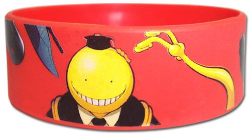 Assassination Classroom - Korosensei And Weapons Pvc Wristband