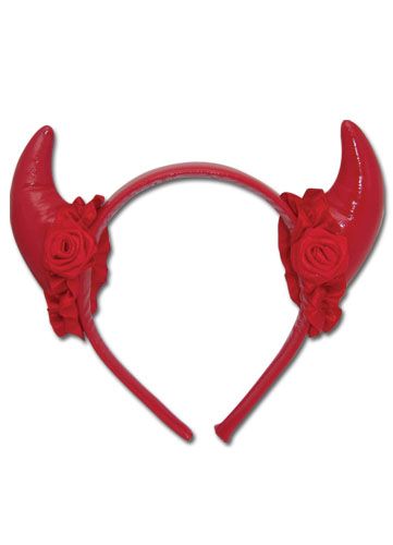 Devil Horn Headband- Devil Rose Headband