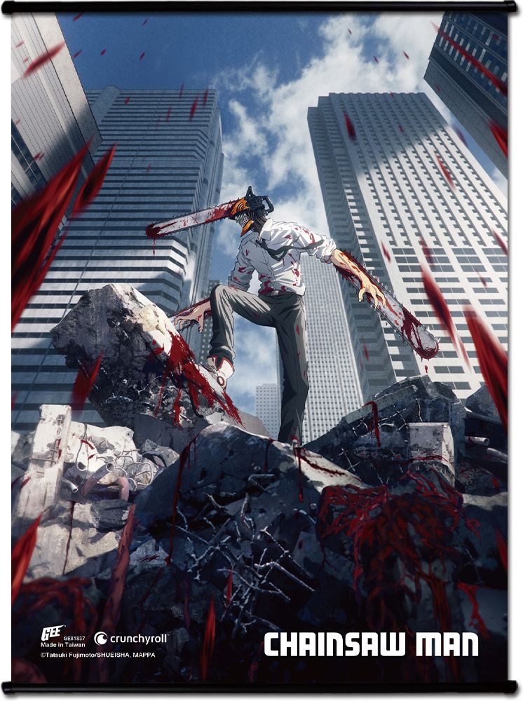 Chainsaw Man - Chainsaw Man Key Visual Ss Wall Scrollman