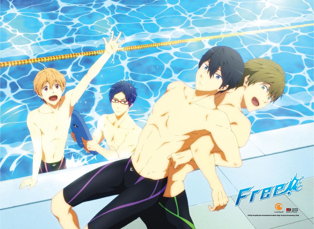 Free! - Poolside Wall Scroll