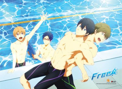 Free! - Poolside Wall Scroll