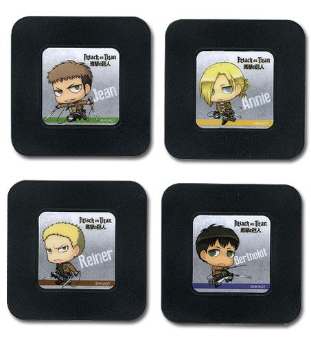 Attack On Titan - Set 5 Coaster
