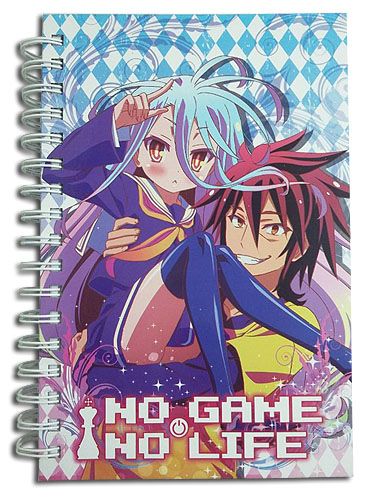 No Game No Life - Shiro & Sora Hardcover Notebook