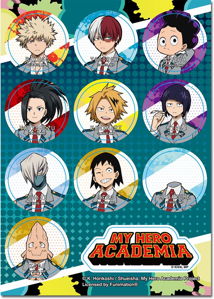 My Hero Academia - 1- A#2 Sticker Set My Hero Academia - 1- A#2 Sticker Set