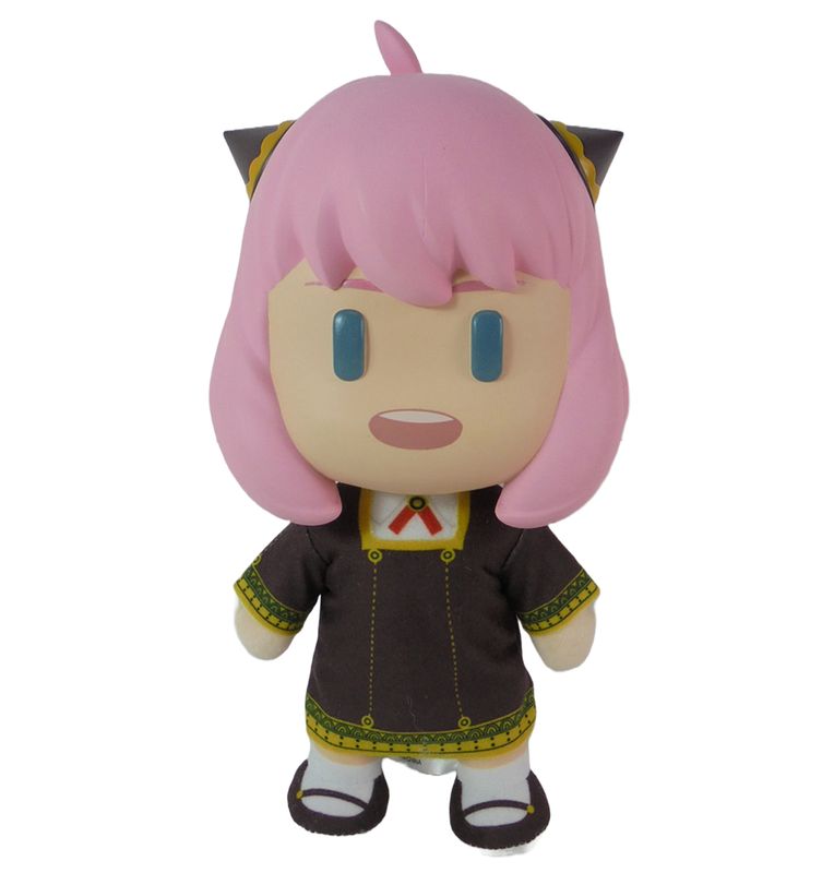 Spy X Family - Anya Forger Plastic Head Moveable Plush 7''