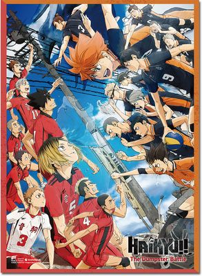 Haikyu!! The Dumpster Battle - Group Key Visual Wall Scroll