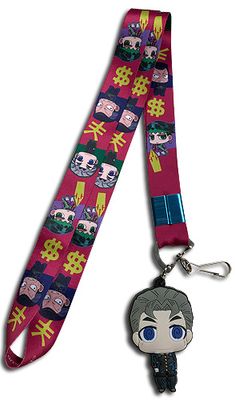 Jojo'S Bizarre Advanture Diamond Is Unbreakable- Group Lanyard