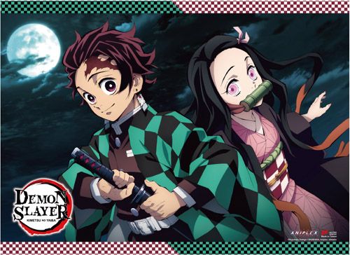 Demon Slayer - Tanjirou & Nezuko B Wall Scroll