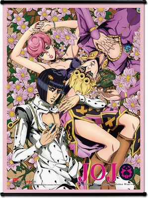 Jojo S4- Character Group #1 Ss Wall Scroll