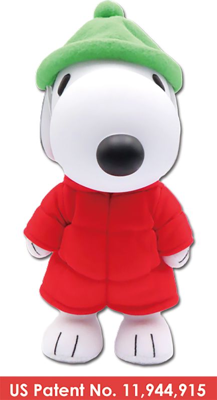 Peanuts - Snoopy Puffer Jacket Figurekey Plush 8'' H