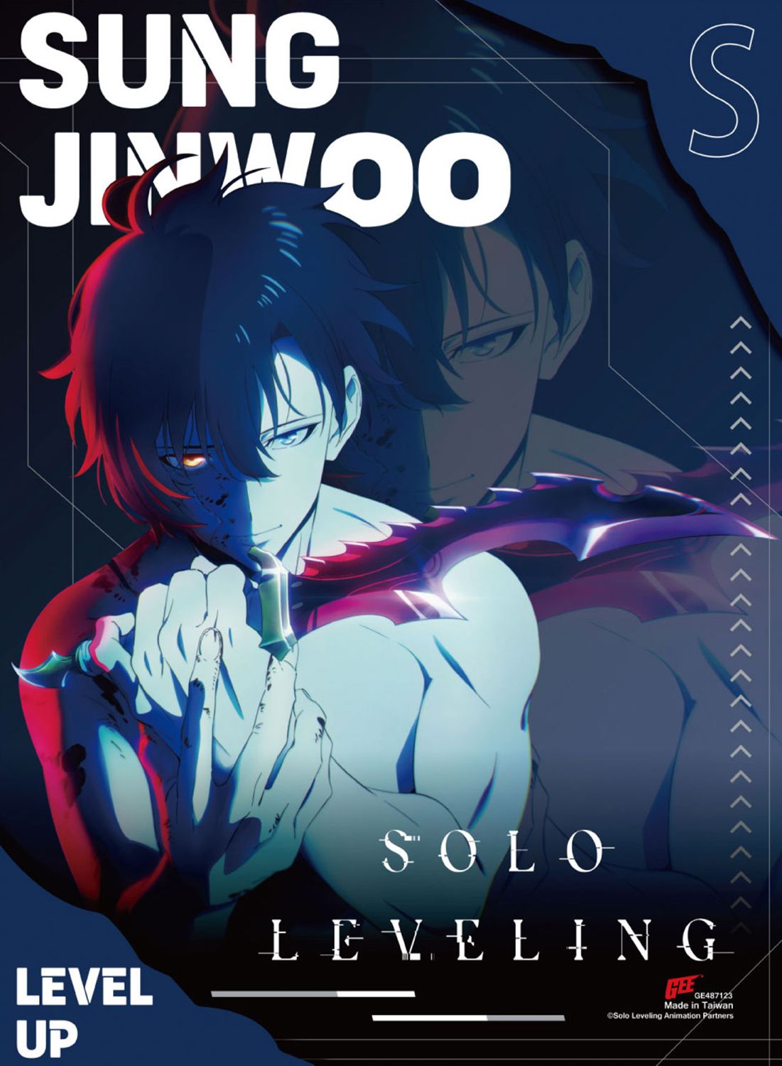 Solo Leveling - Sung Jinwoo Teaser Art Ss Wallscroll