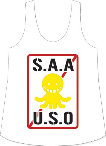 Assassination Classrom - Saauso Logo Tank Top Xl