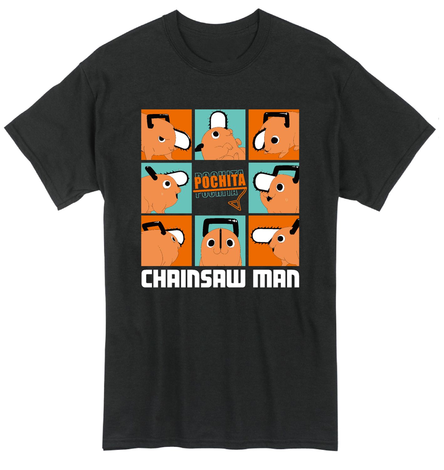 Chainsaw Man - Pochita'S Many Expressions And Angles T-Shirt Xl