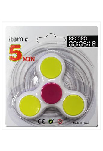 Great Eastern - 5 Min. Finger Spinner (Assorted Colors)