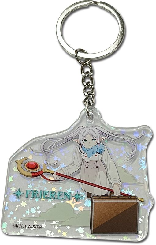 Frieren Beyond Journey'S End - Frieren Flying Laser Acrylic Keychain