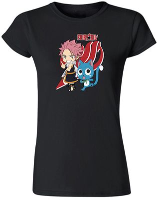Fairy Tail - Sd Natsu & Happy Jrs. T-Shirt M