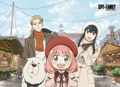 Spy X Family Code: White - Forger Family Key Art Wallscroll