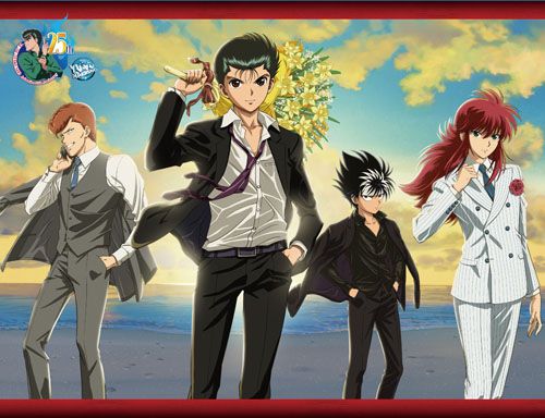 Yu Yu Hakusho - 25Th Key Art Sublimation Throw Blanket