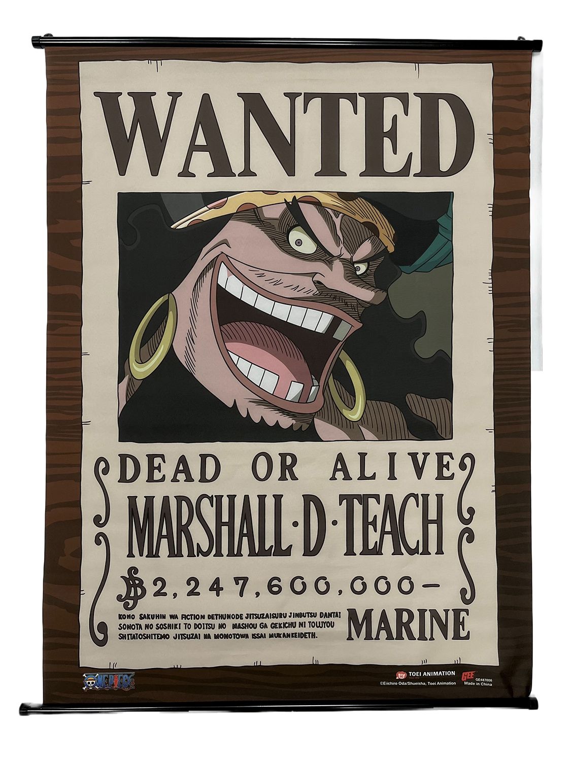 One Piece - Wanted Posters Mdteach Wall Scroll