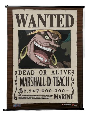 One Piece - Wanted Posters Mdteach Wall Scroll