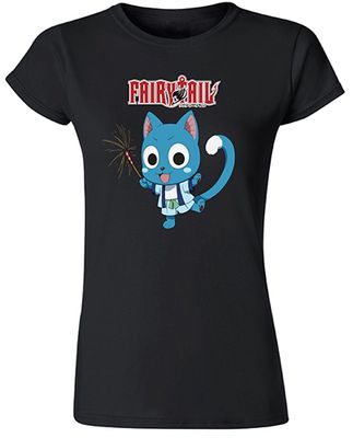 Fairy Tail - Happy Sparks Jrs. T-Shirt Xl
