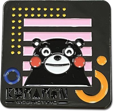 Kumamon - Pinsart Kumamon Geometric Style Art Pin