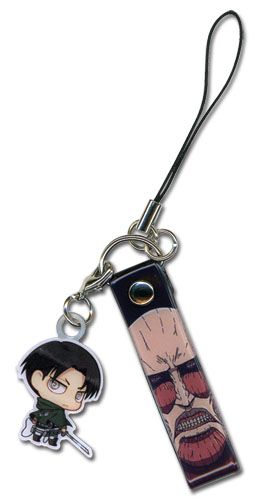 Attack On Titan - Levi Sd Metal Cell Phone Charm
