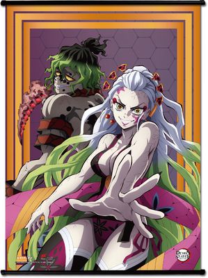 Demon Slayer Tv2 - Entertainment District Arc Daki & Gyutaro Wallscroll