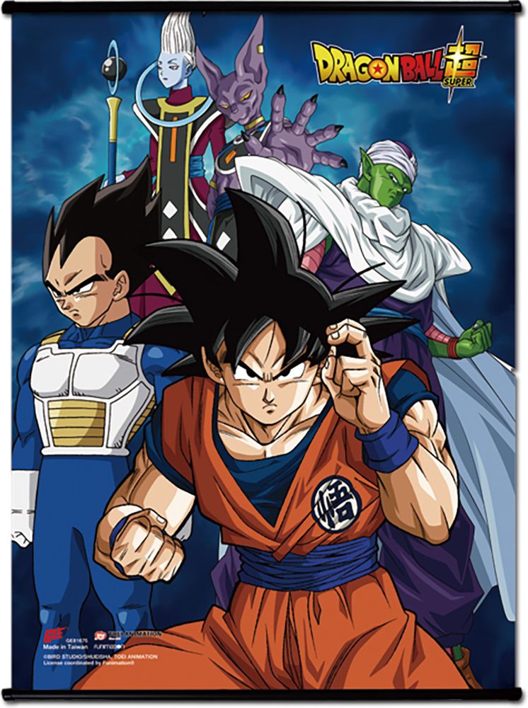 Dbs- Battle Of Gods Group04 Ss Wall Scroll